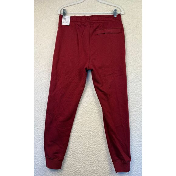 Nike FIRE! NWT! Club Fleece Logo Patch‎ Jogger #FB8437-677 Red Size Small - Picture 2 of 8